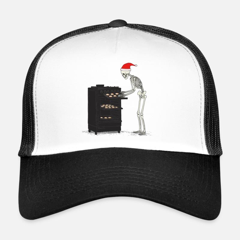 Skelett backt Cookies Trucker Cap