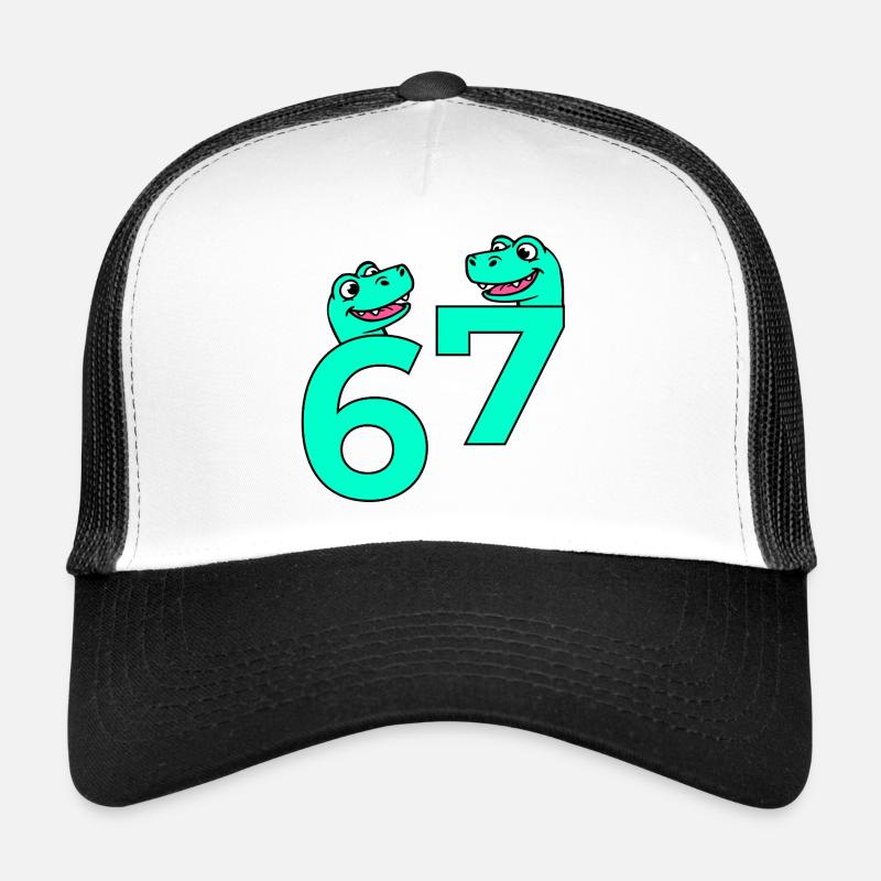 Chiffres Sept Six 67 Animaux Casquette trucker 