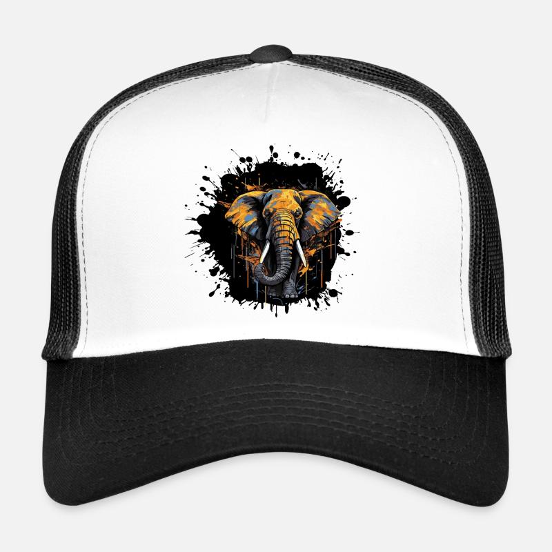 Elephant Splash Trucker Cap