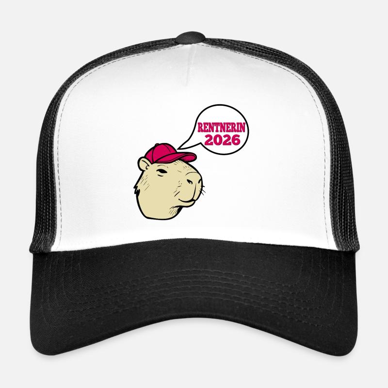 Rentnerin 2026 Rente Capybara Trucker Cap