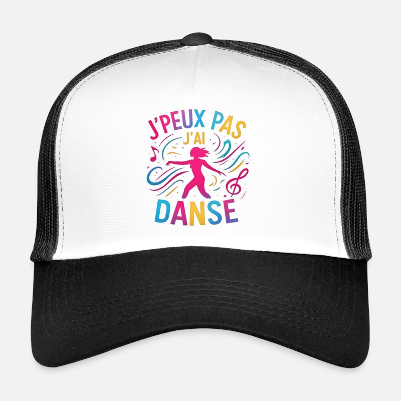 I Can't I Danced — Colorful Sparkle Trucker Cap