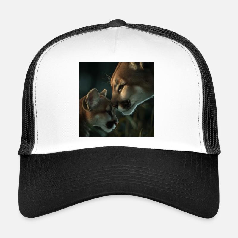 Berglöwe Mutter & Jungtier – Pure Liebe Trucker Cap