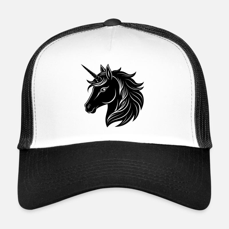 Tête de licorne Casquette trucker 
