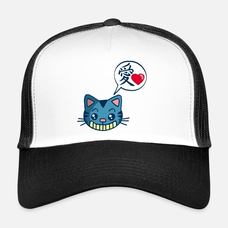 Chat manga kawaii Casquette trucker 