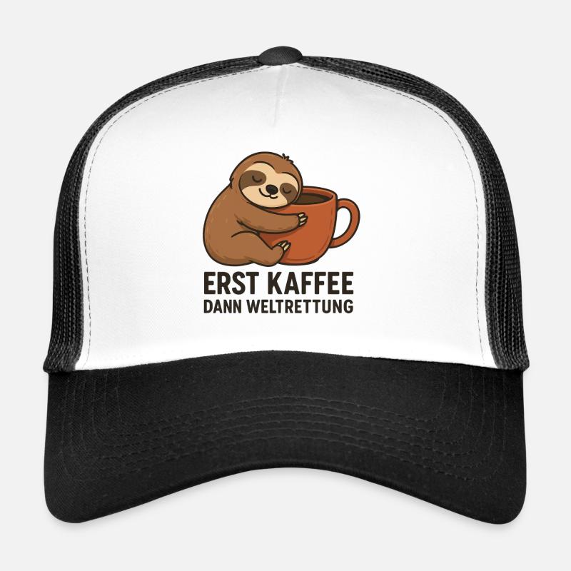 Erst Kaffee Dann Weltrettung Trucker Cap