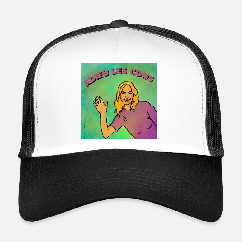 Goodbye idiots - Trucker Cap - white/black