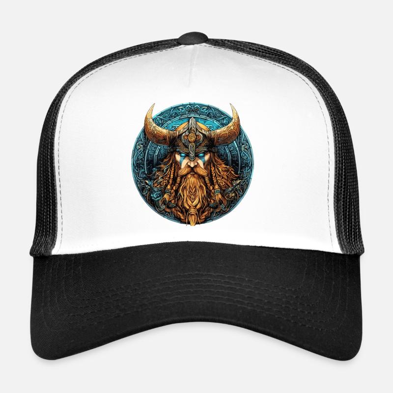 Cercle runique des guerriers vikings Casquette trucker 