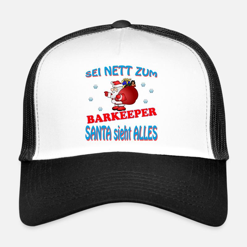 BARMAN DU PÈRE NOËL Casquette trucker 