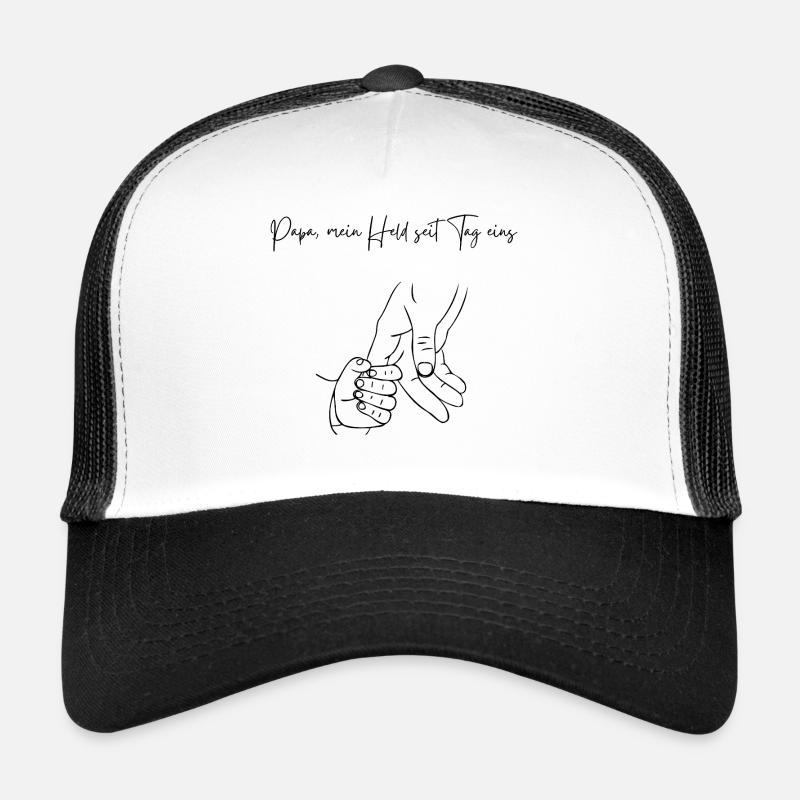 Papa mein Held seit Tag eins Trucker Cap