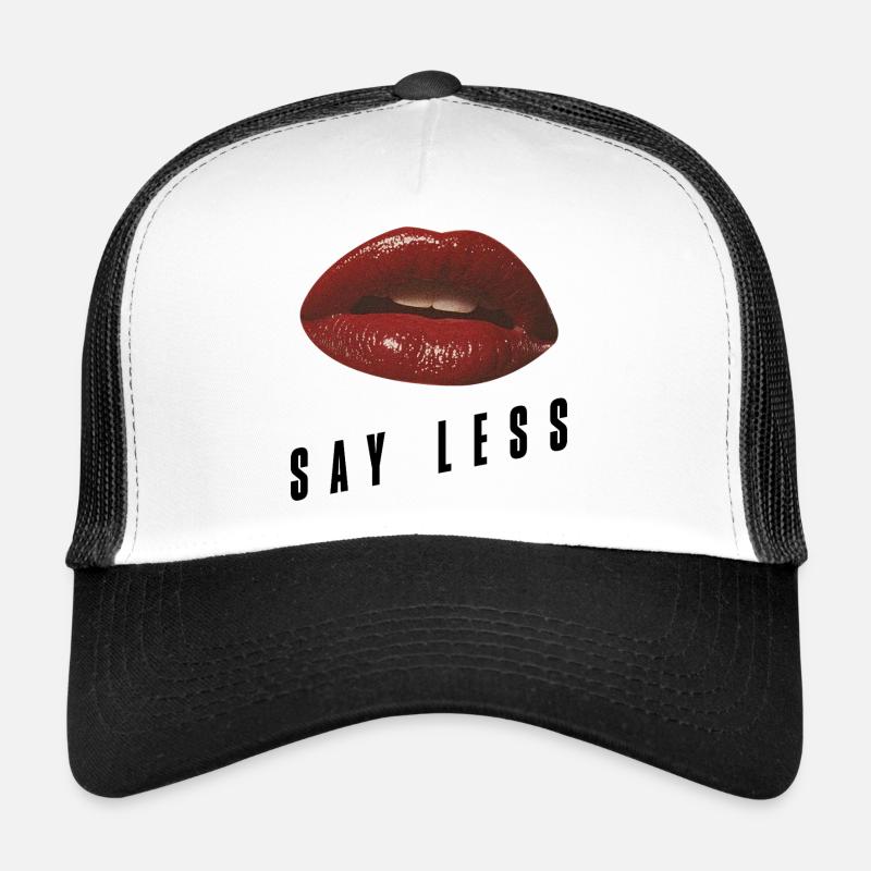 Red Lips Minimal – Déclaration audacieuse Casquette trucker 