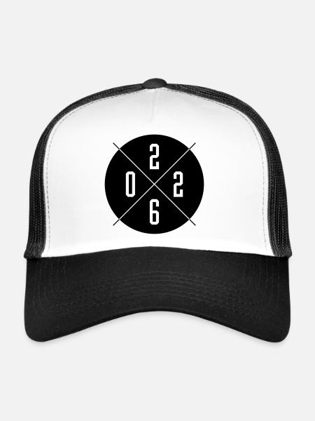 2026 year - Trucker Cap - white/black - Front