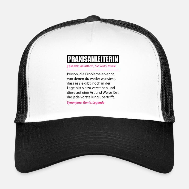 Définition de l’instructeur d’exercice Profession drôle d’infirmière Casquette trucker 