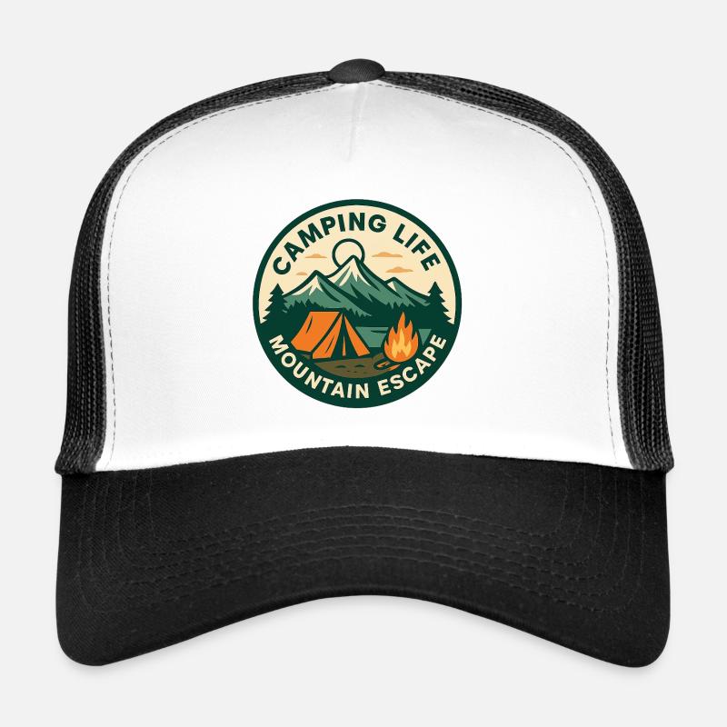 Escapade Montagne Camping Casquette trucker 