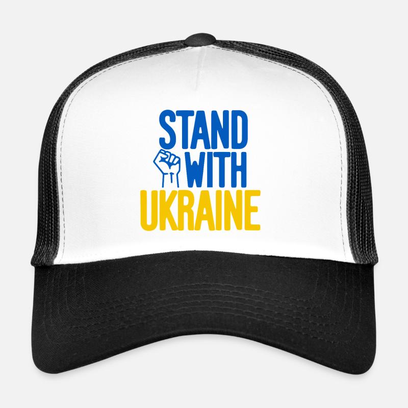Stand With Ukraine Solidarity Trucker Cap
