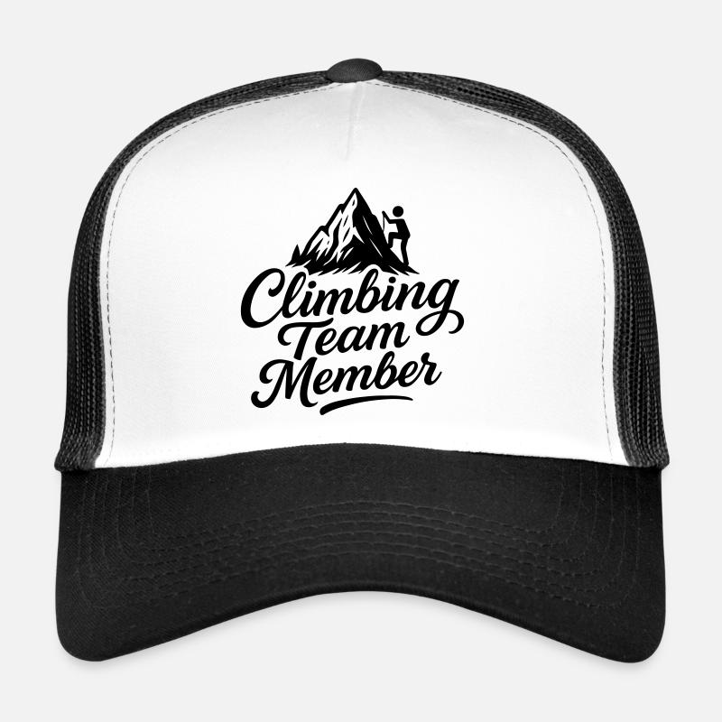 Équipe d’escalade de montagnes Casquette trucker 