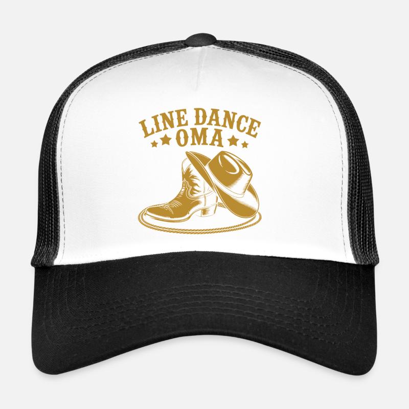 Bottes de grand-mère de danse en ligne Casquette trucker 