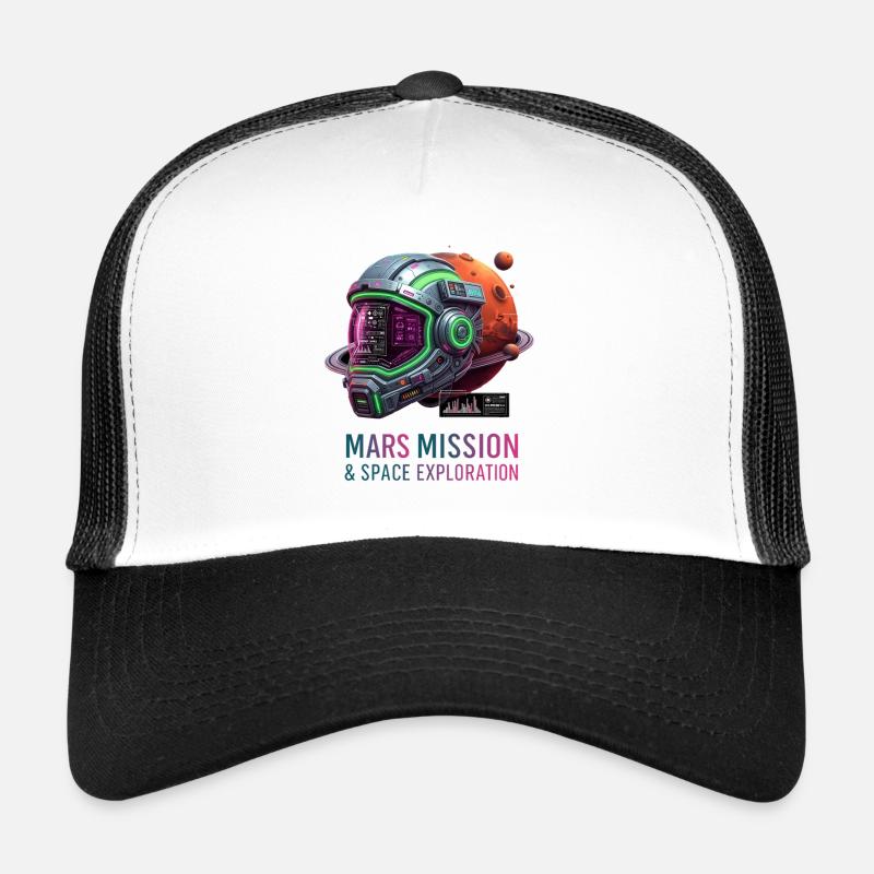 Mars Mission - Trucker Cap - white/black