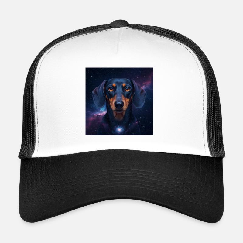 Galaxie Teckel Chien Astronaute Astronaute Art Casquette trucker 