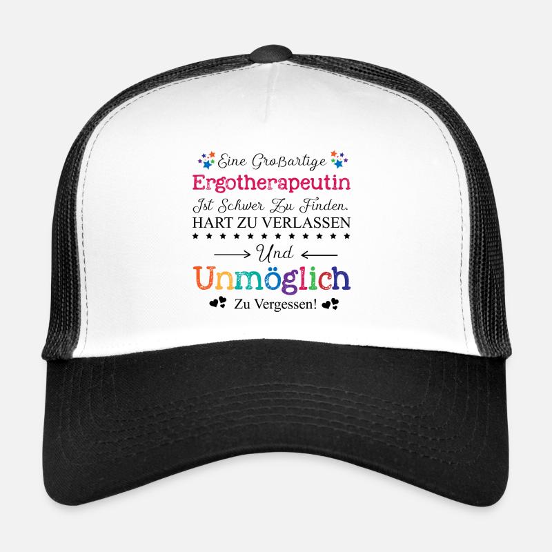 Ergotherapeutin Abschied Danke Spruch Geschenk Trucker Cap