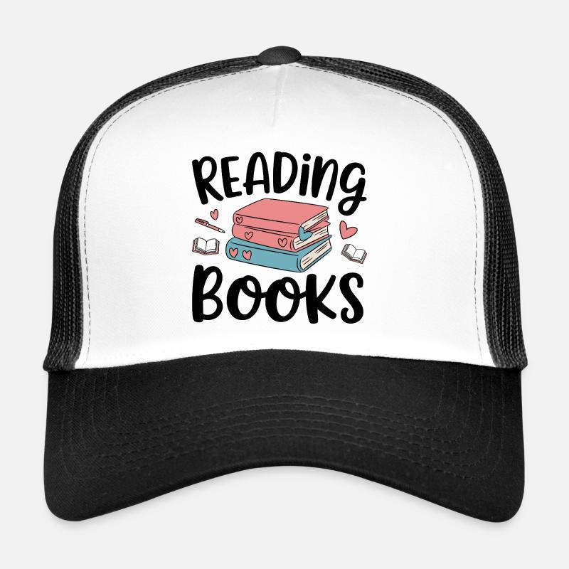 Reading Books Trucker Cap