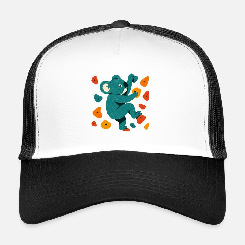 Cadeau d’escalade de coala koala de bloc Casquette trucker 