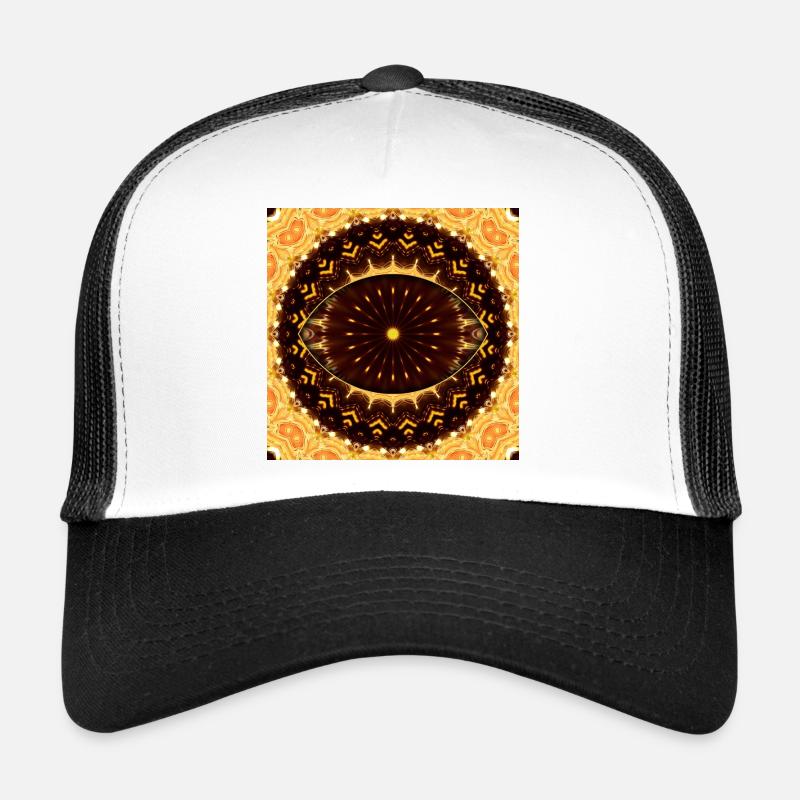 Fire Eye Mandala Trucker Cap