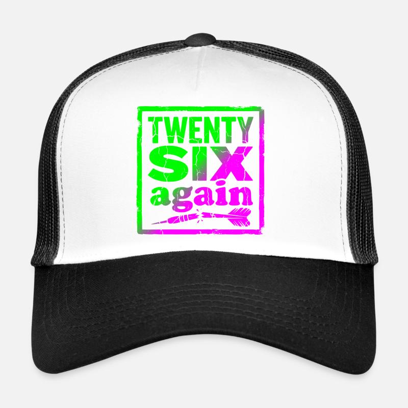 Maillot ou coupe de fléchettes 26 points manqué Casquette trucker 
