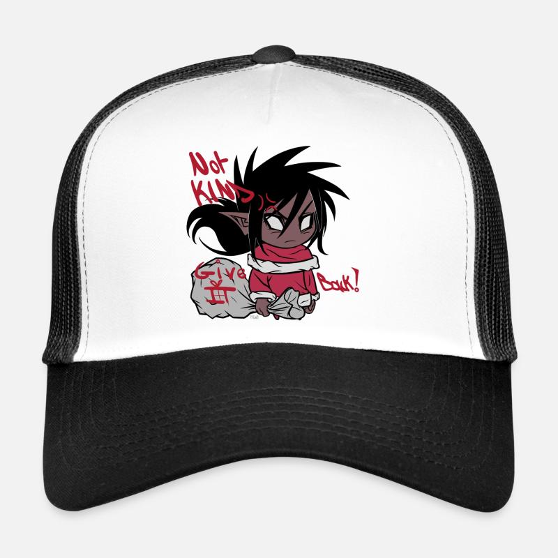 Chibi von Weihnachten - Trucker Cap - Weiß/Schwarz