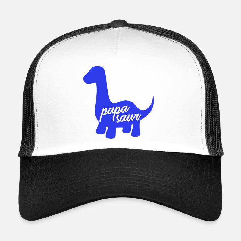 Papasaur T-Rex Dinosaure Paternité Daddysaure Casquette trucker 