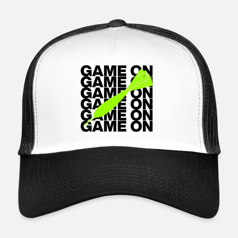 On y va : Attaque à la fléchette ! CENT quatrevingt, flèche verte Casquette trucker 