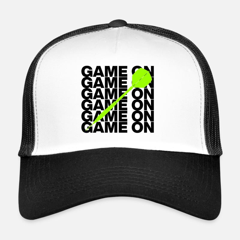 On y va : Attaque à la fléchette ! CENT quatrevingt, flèche verte Casquette trucker 