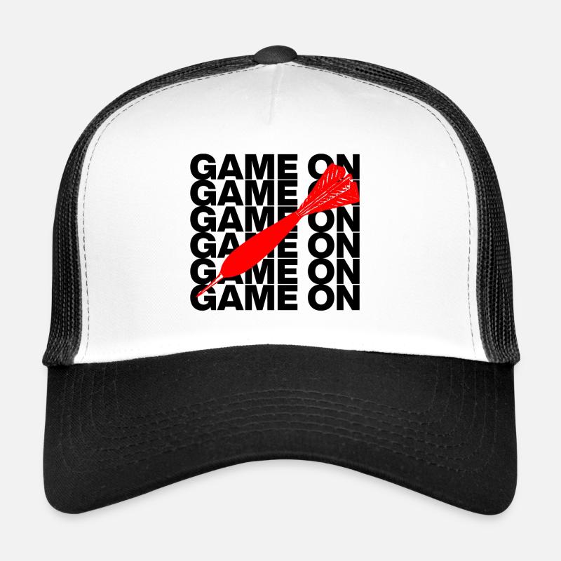 On y va : Attaque à la fléchette ! CENT QUATREVINGT, flèche rouge Casquette trucker 
