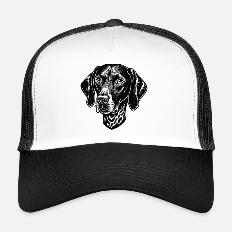 Chien pointeur Casquette trucker 