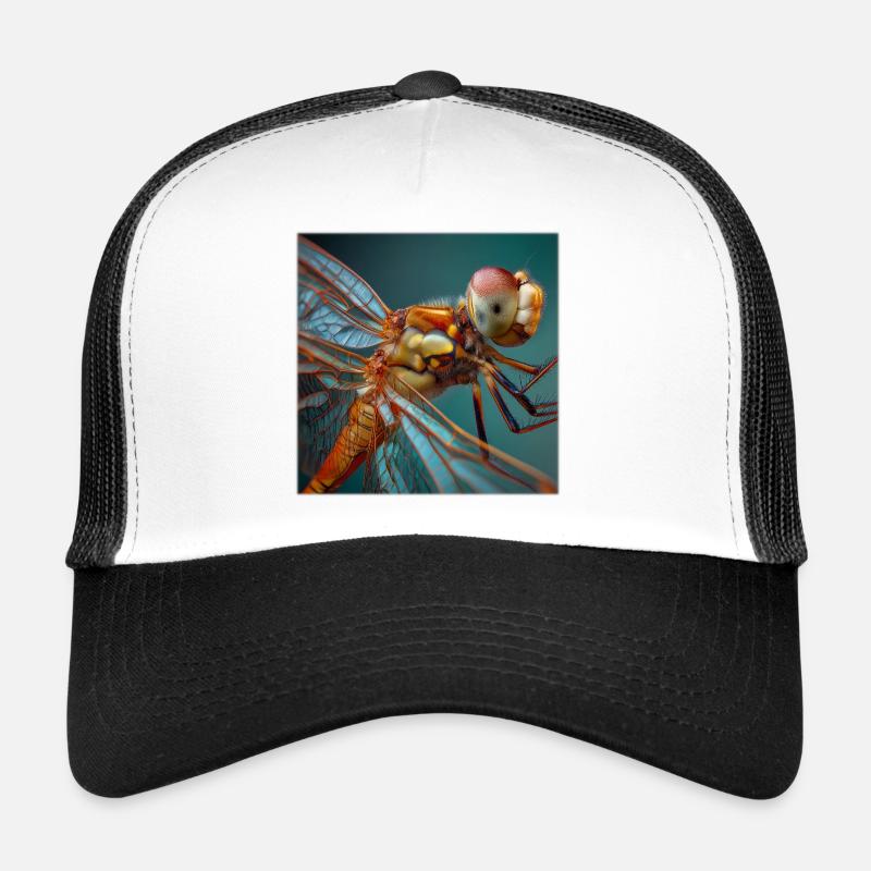Graphisme macro de la faune de Dragonflies Casquette trucker 