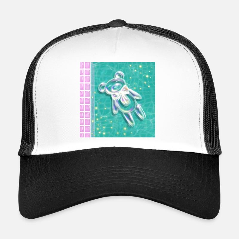  Clean Core Bubble Bear - Trucker Cap - Weiß/Schwarz