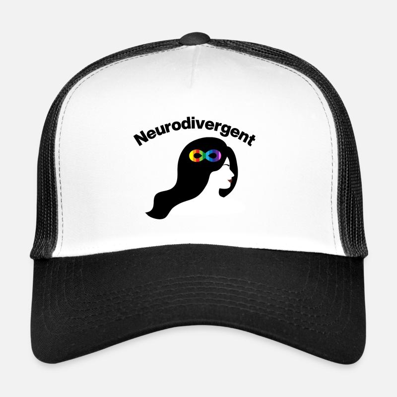 PUISSANCE CÉRÉBRALE NEURODIVERGENTE ! Neurodivergence, TDAH Casquette trucker 