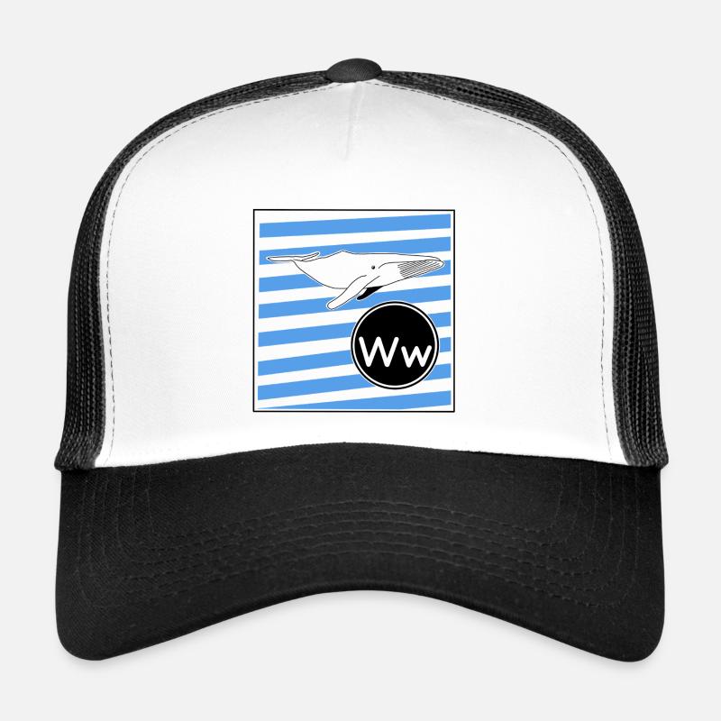 W for Whale Trucker Cap