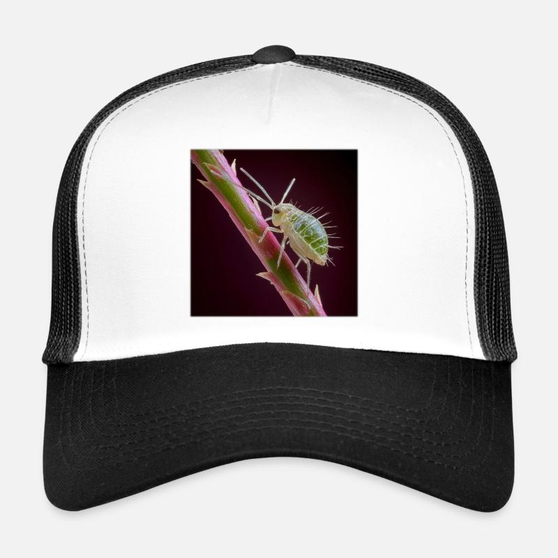 Macro des pucerons verts – Conception d’insectes exotiques Casquette trucker 
