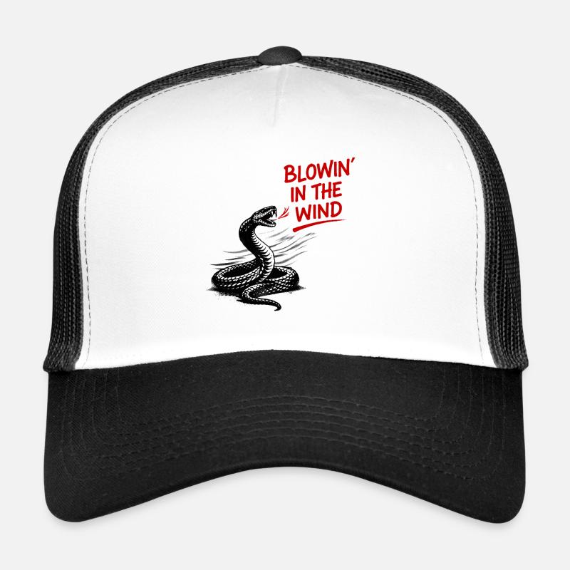 Graphique du Serpent du Vent Casquette trucker 