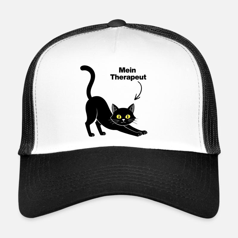 MON CHAT EST MON THÉRAPEUTE😻 CATLOVER NEZ POILU Casquette trucker 