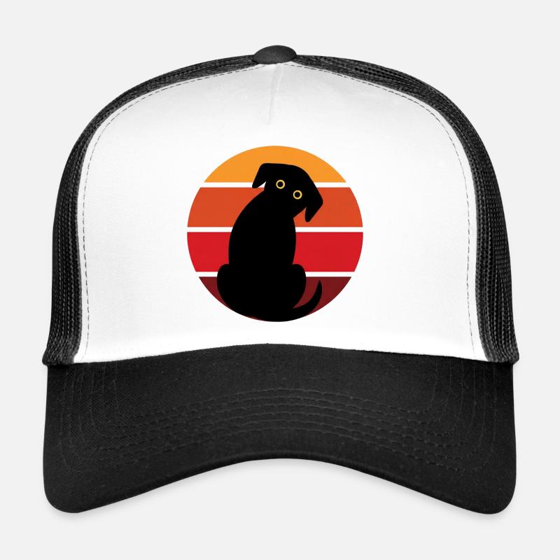 Coucher de soleil Hundesilu Casquette trucker 