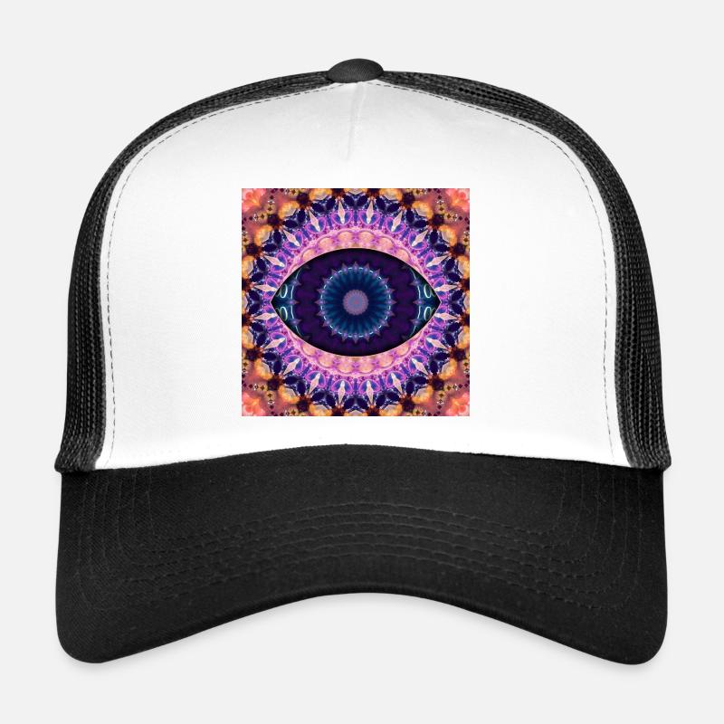 Kaleidoskopisches Augenmandala Trucker Cap