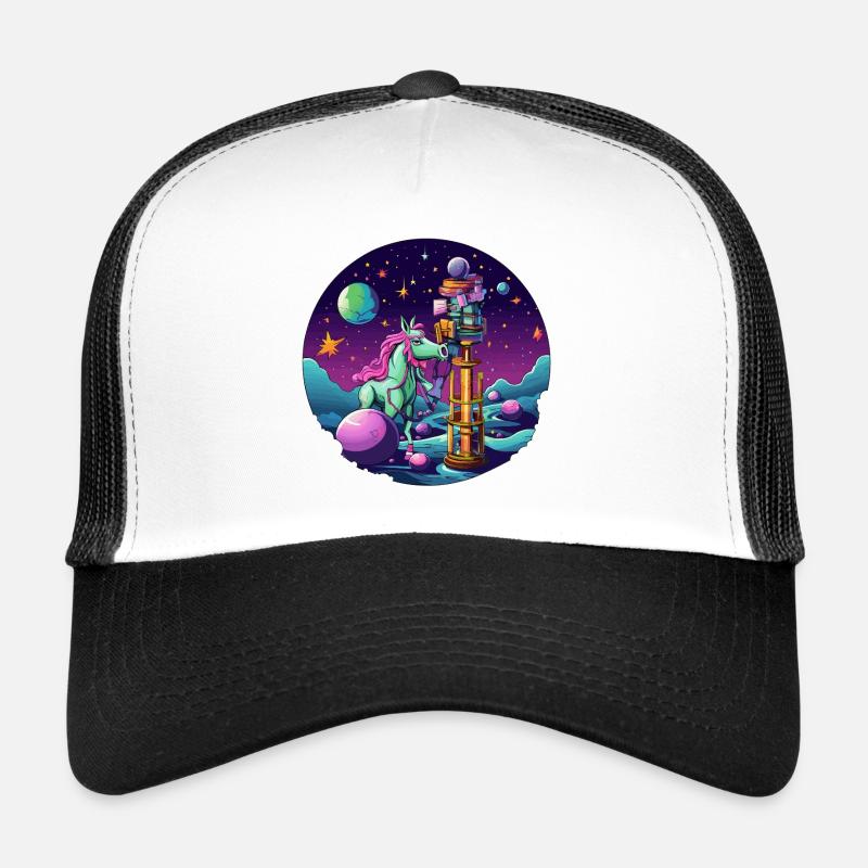 Tempête de Lecture de Licorne Galactique Casquette trucker 