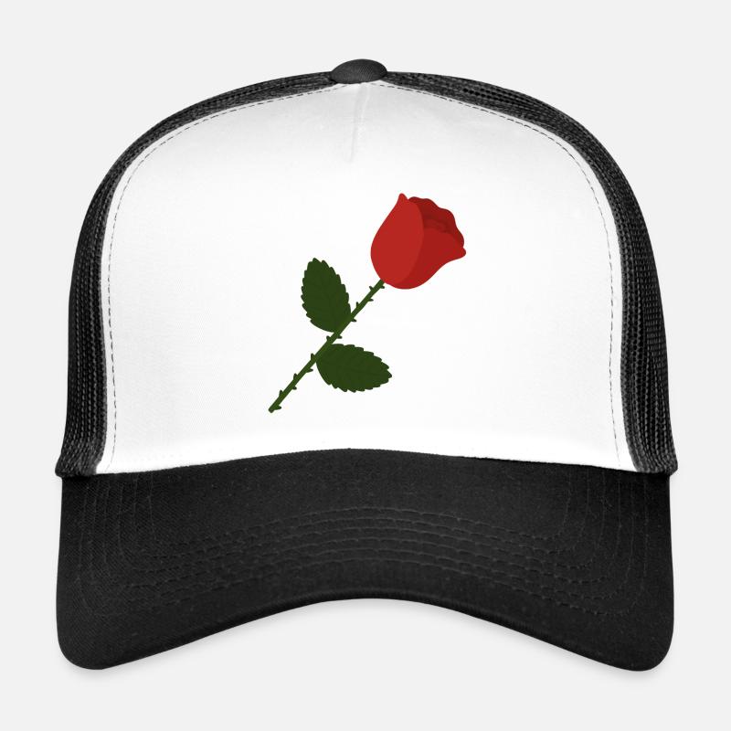 Rose Illustration Trucker Cap