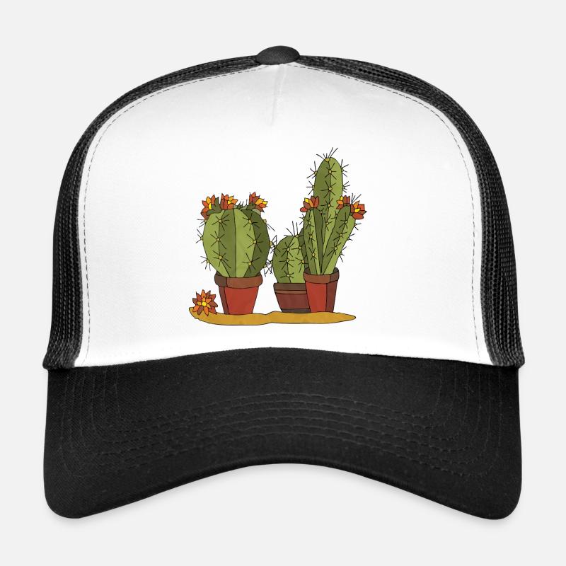Fleur Casquette trucker 