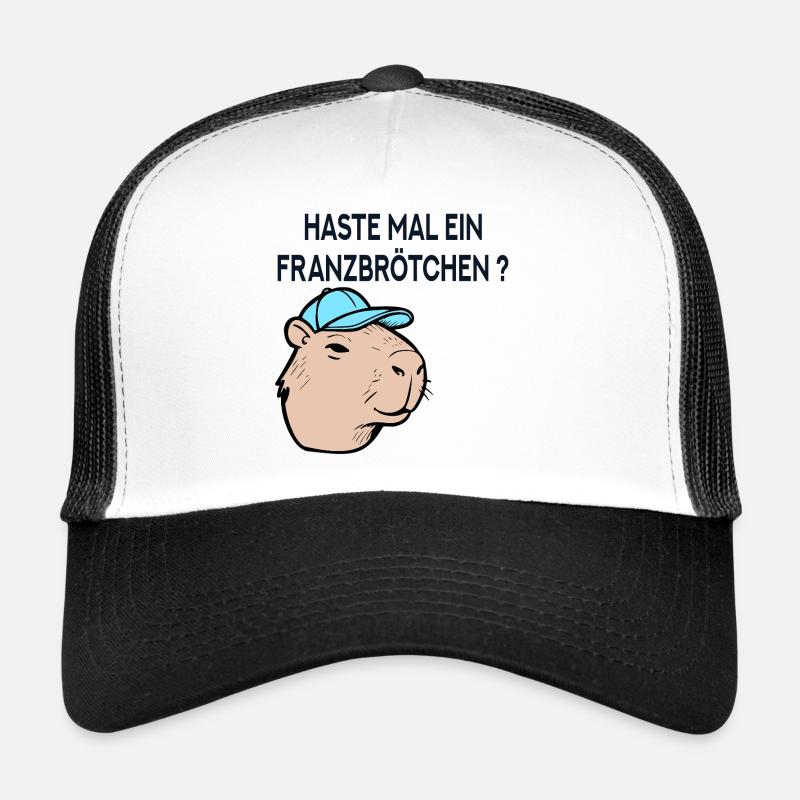 Franzbrötchen Hambourg Capybara Casquette trucker 
