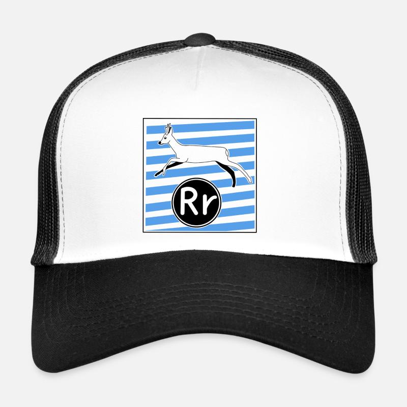 R pour Cerf Casquette trucker 