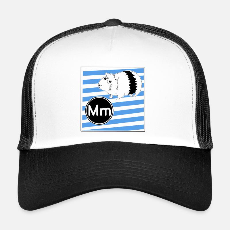 M pour cochon d’Inde Casquette trucker 