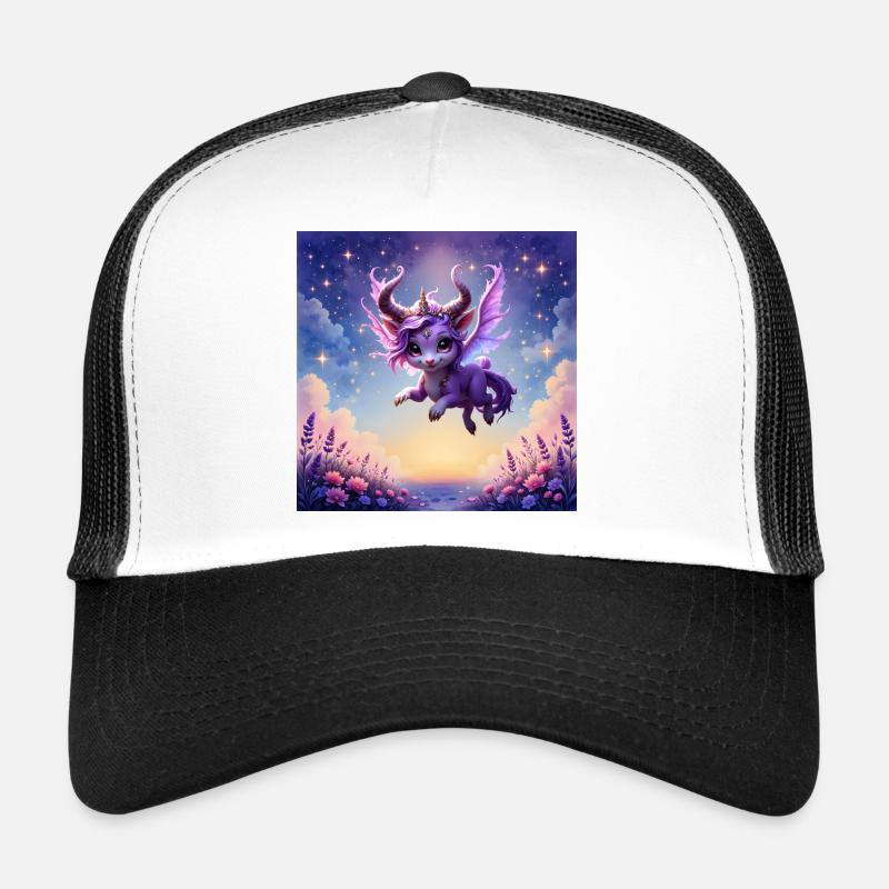 Vol Luni du Dragon Pourpre Casquette trucker 