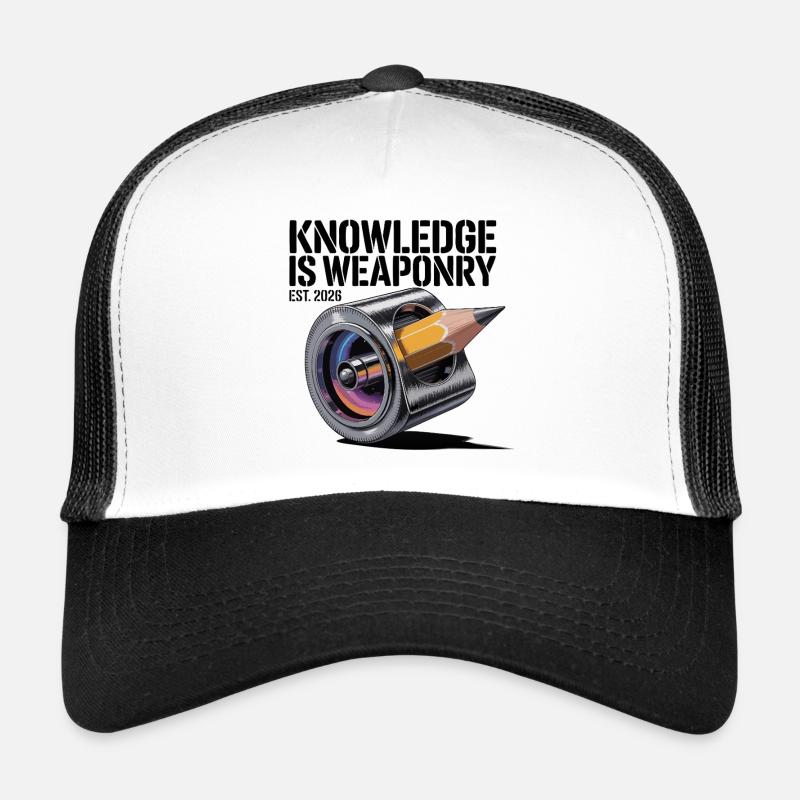 La connaissance est une arme Casquette trucker 